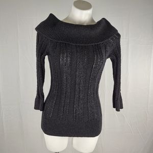 White House Black Market cowl neck knit sweater size small